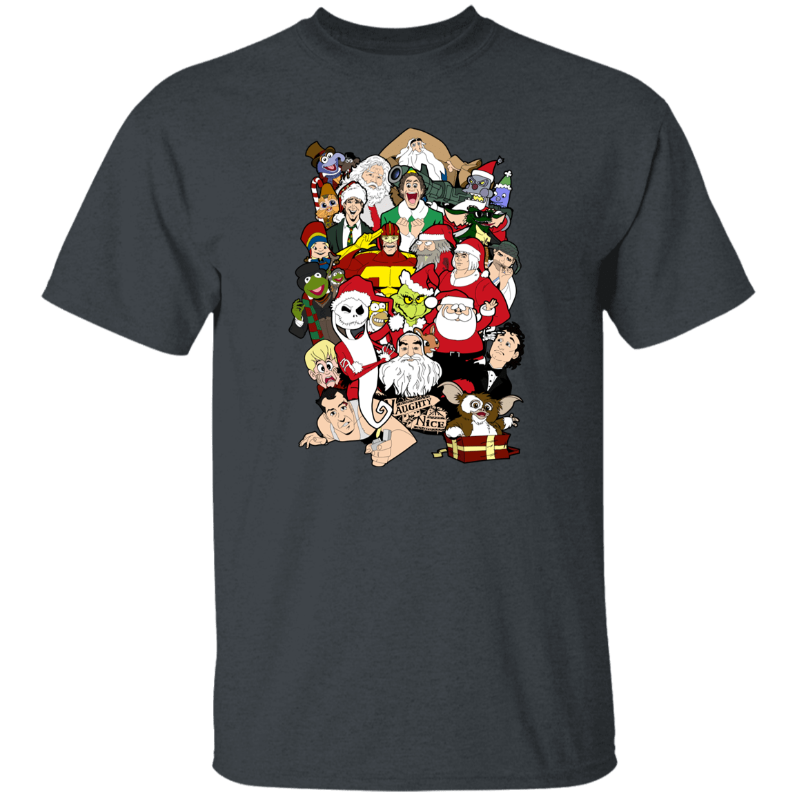 T-Shirts Dark Heather / S Christmas Chaos T-Shirt