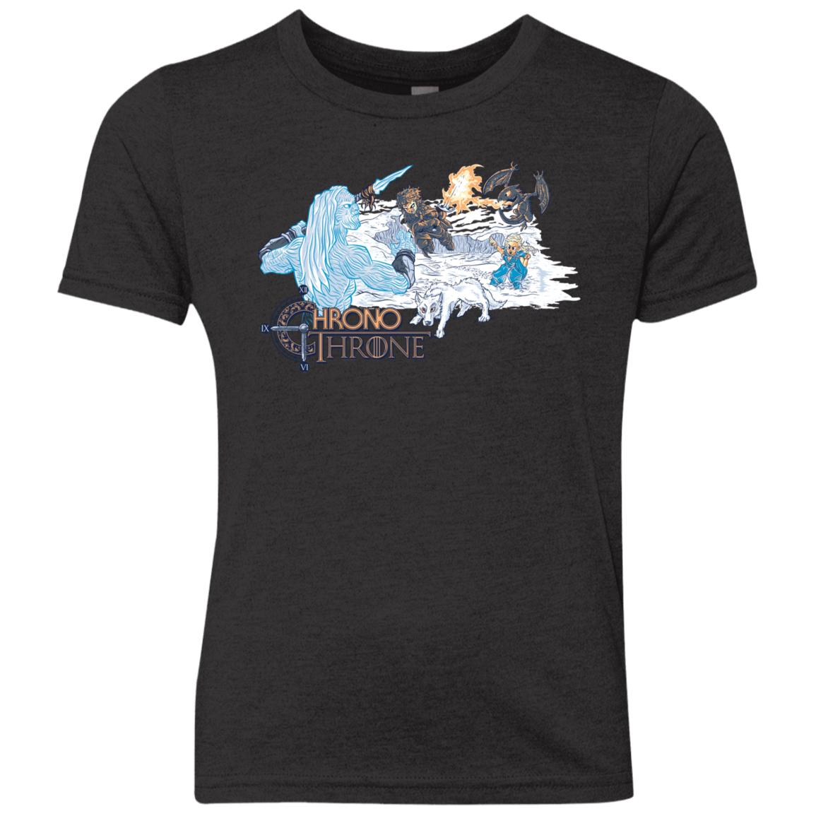 T-Shirts Vintage Black / YXS Chrono Throne Youth Triblend T-Shirt