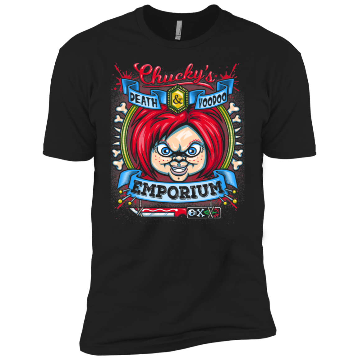 T-Shirts Black / YXS Chucky Crest Boys Premium T-Shirt