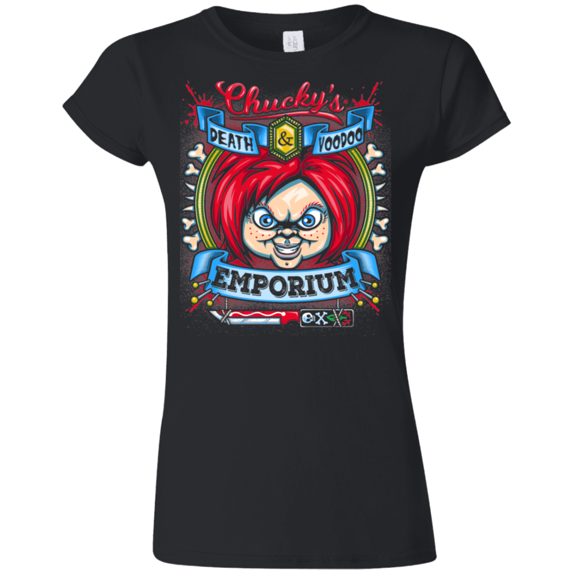 T-Shirts Black / S Chucky Crest Junior Slimmer-Fit T-Shirt