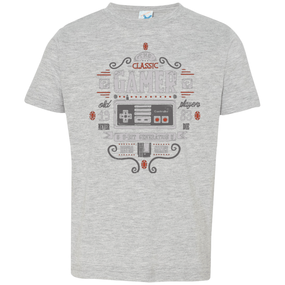 T-Shirts Heather / 2T Classic Gamer Toddler Premium T-Shirt