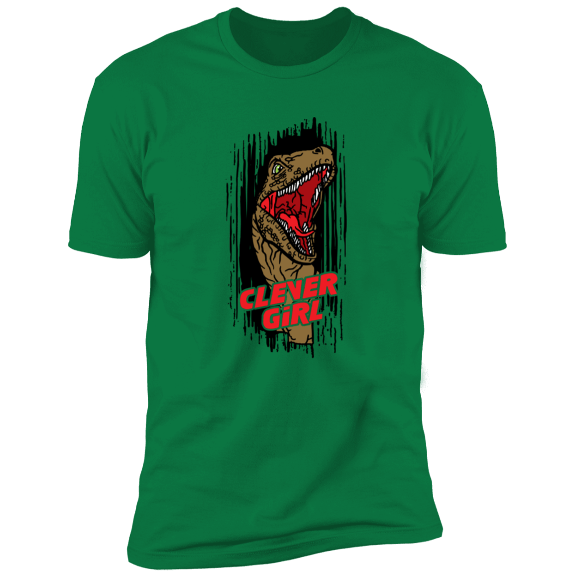 T-Shirts Kelly Green / S Clever Girl! Men's Premium T-Shirt