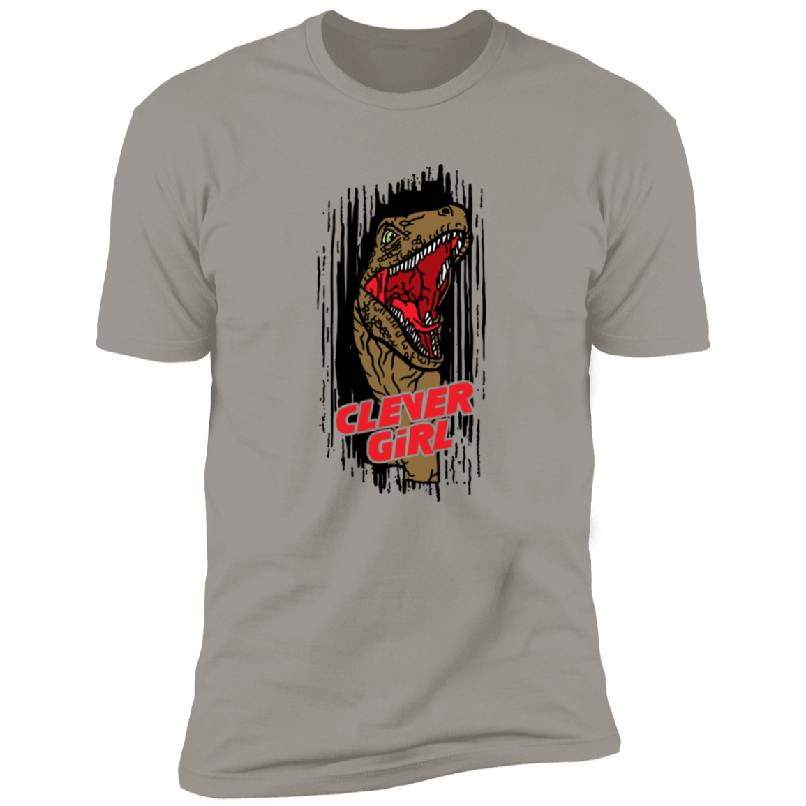 T-Shirts Light Grey / S Clever Girl! Men's Premium T-Shirt