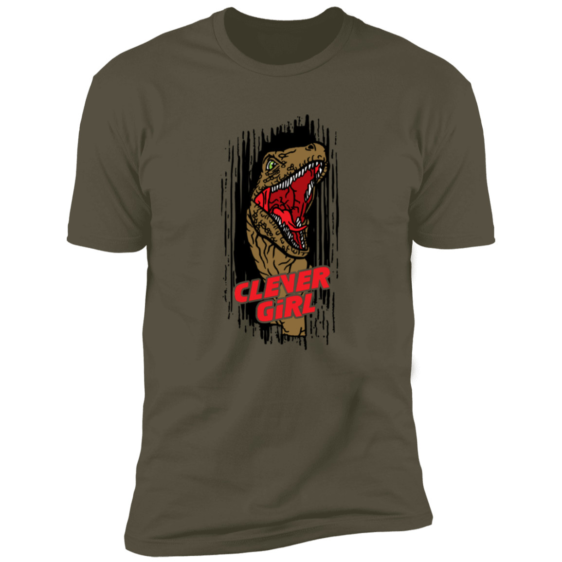 T-Shirts Military Green / S Clever Girl! Men's Premium T-Shirt