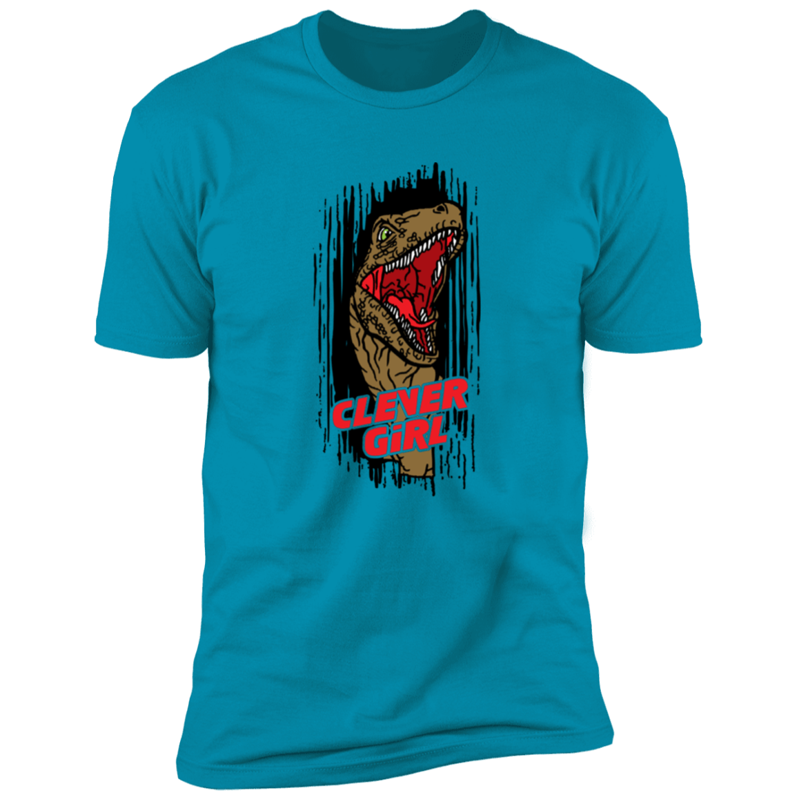 T-Shirts Turquoise / S Clever Girl! Men's Premium T-Shirt