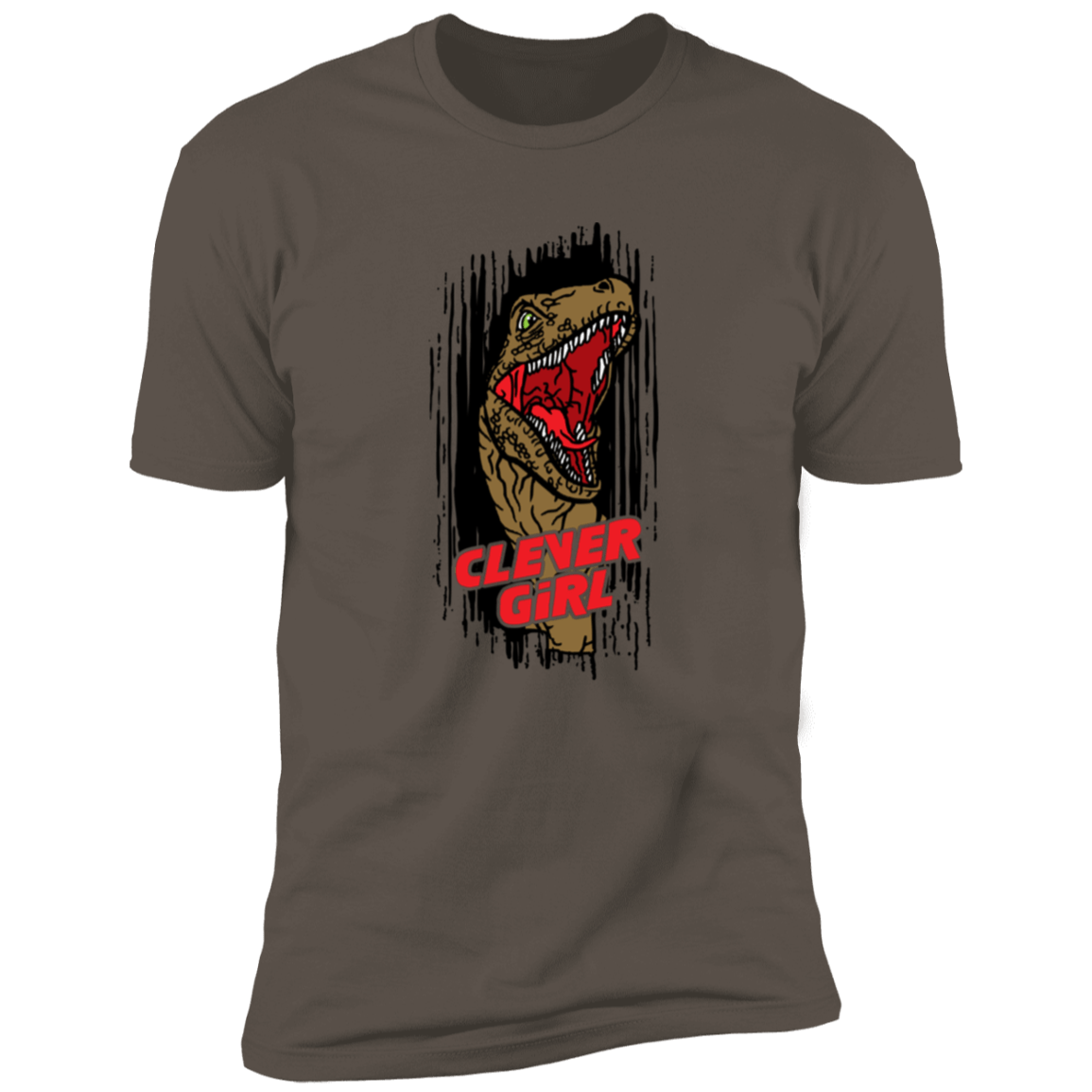 T-Shirts Warm Grey / S Clever Girl! Men's Premium T-Shirt