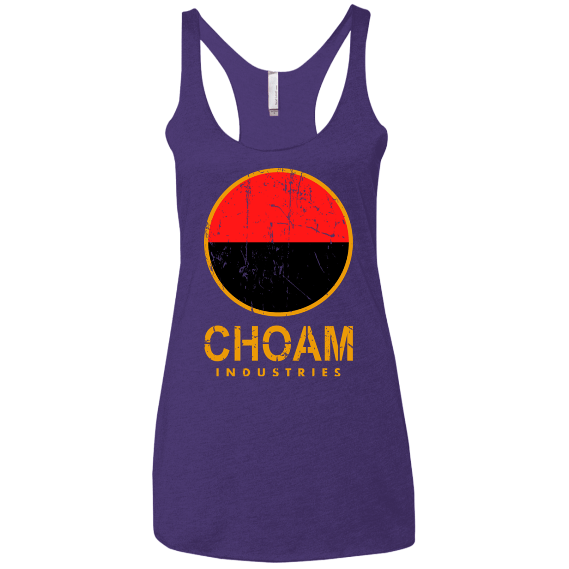 T-Shirts Purple / X-Small Combine Women's Triblend Racerback Tank