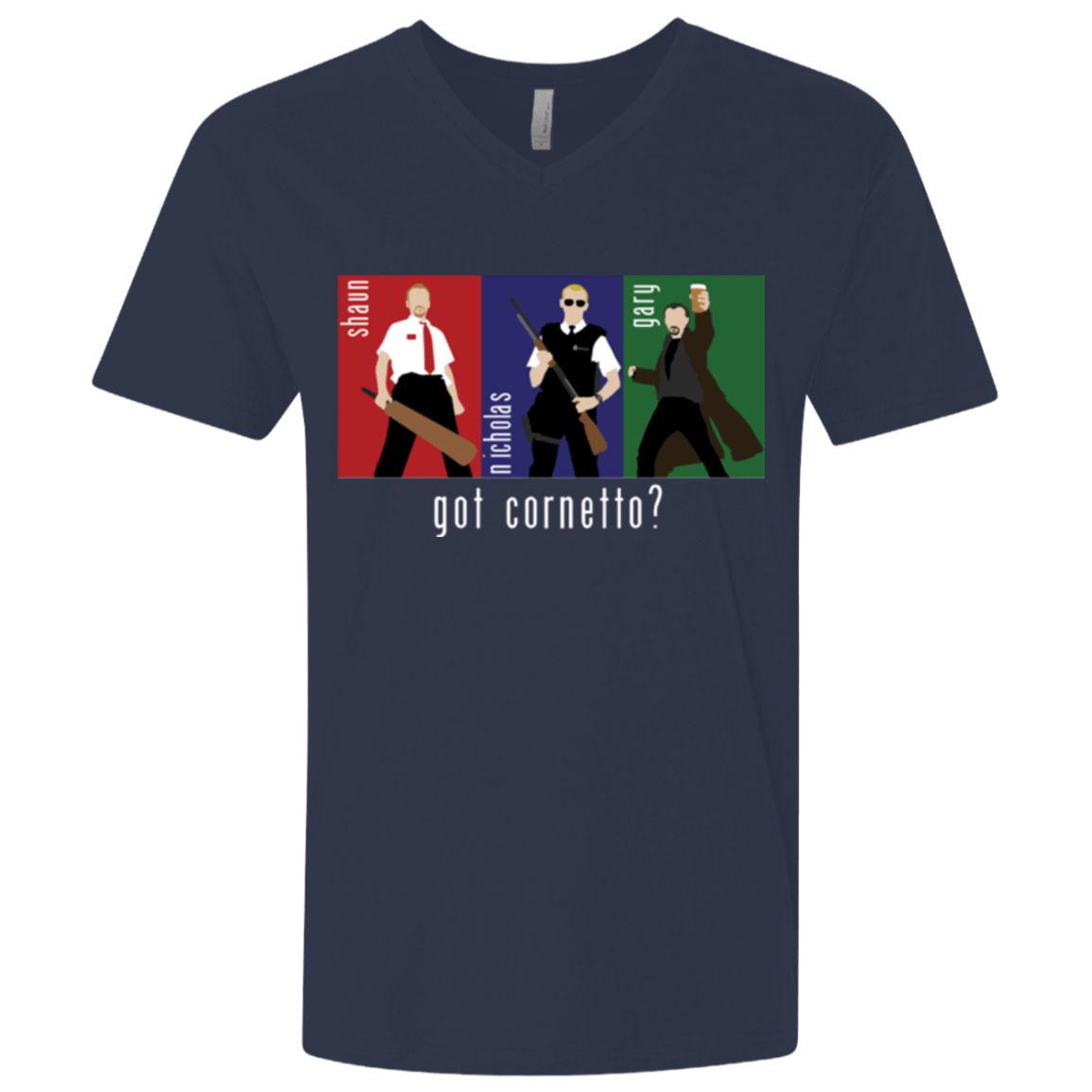 T-Shirts Midnight Navy / X-Small Cornetto Men's Premium V-Neck