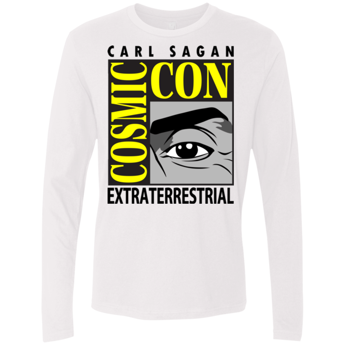 T-Shirts White / Small Cosmic Con Men's Premium Long Sleeve