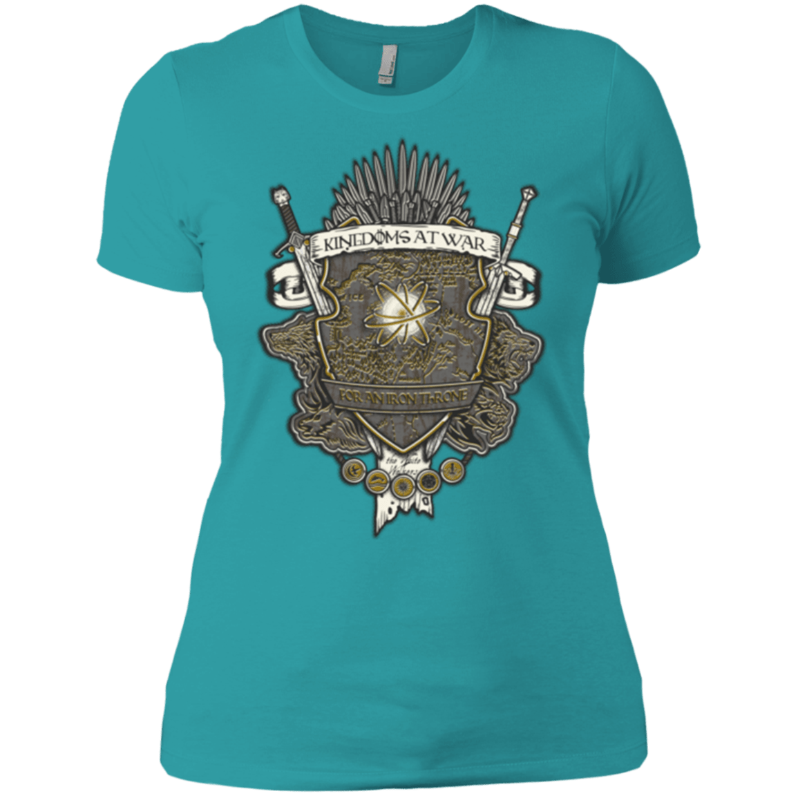 T-Shirts Tahiti Blue / X-Small Crest of Thrones Women's Premium T-Shirt