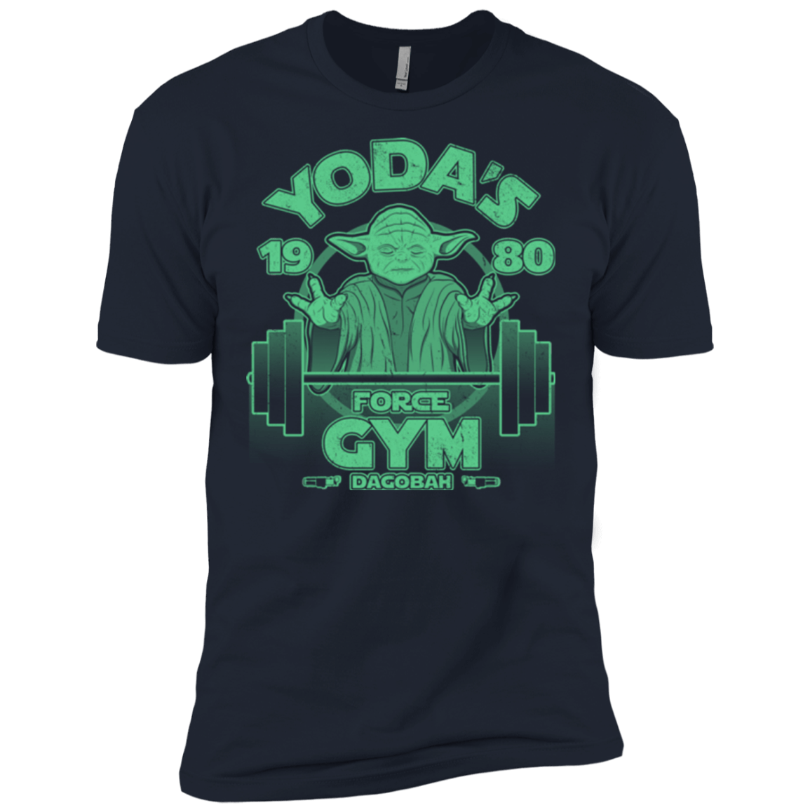 T-Shirts Midnight Navy / X-Small Dagobah Gym Men's Premium T-Shirt