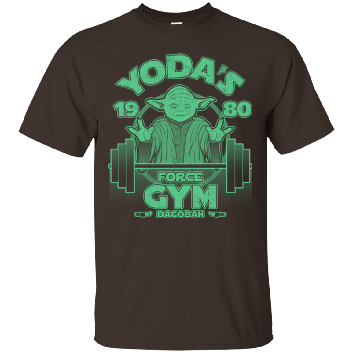 T-Shirts Dark Chocolate / Small Dagobah Gym T-Shirt
