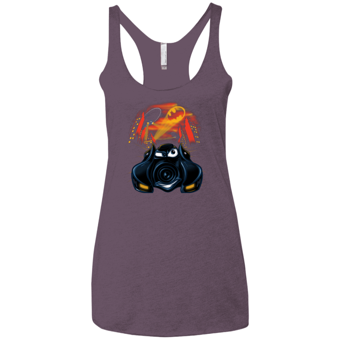 T-Shirts Vintage Purple / X-Small Dance With The Devil Women's Triblend Racerback Tank