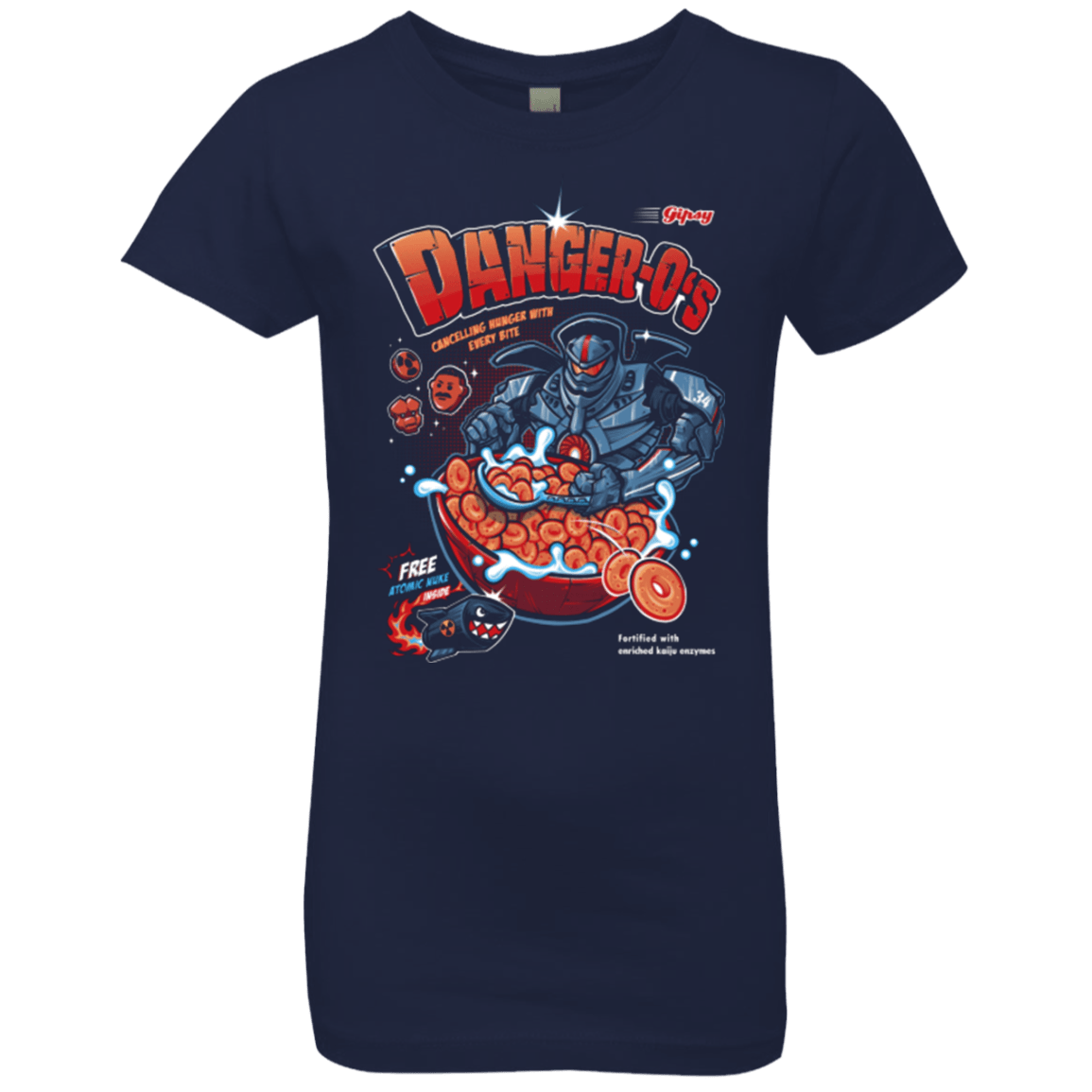 T-Shirts Midnight Navy / YXS Danger O's Girls Premium T-Shirt