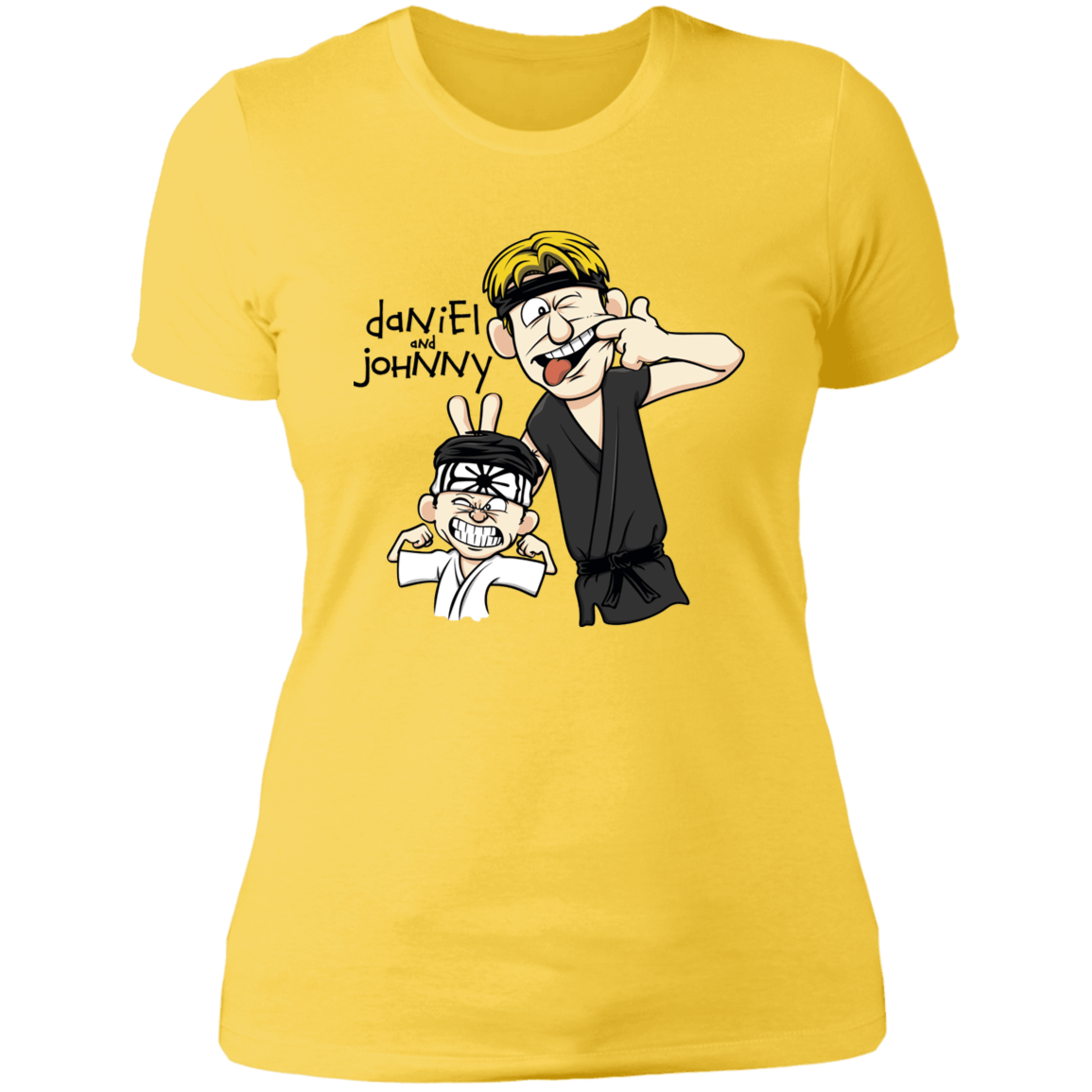 T-Shirts Vibrant Yellow / S Daniel and Johnny Women's Premium T-Shirt