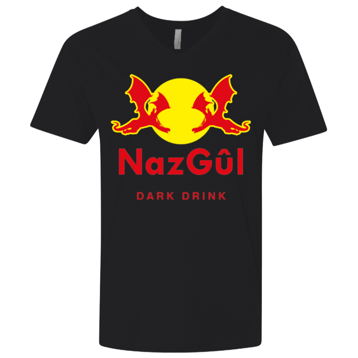 T-Shirts Black / X-Small Dark drink Men's Premium V-Neck