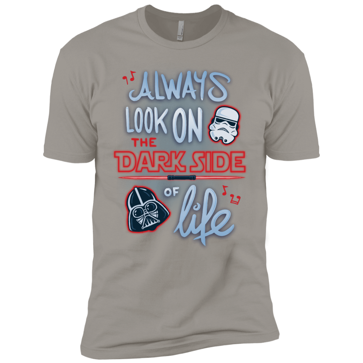 T-Shirts Light Grey / YXS Dark Side of Life Boys Premium T-Shirt