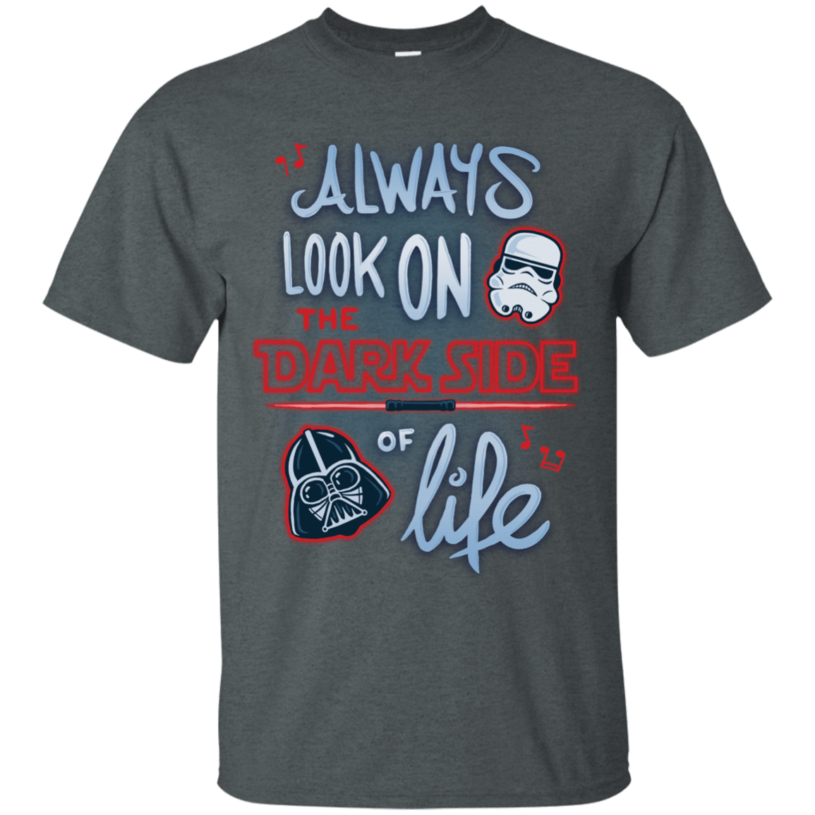 T-Shirts Dark Heather / Small Dark Side of Life T-Shirt