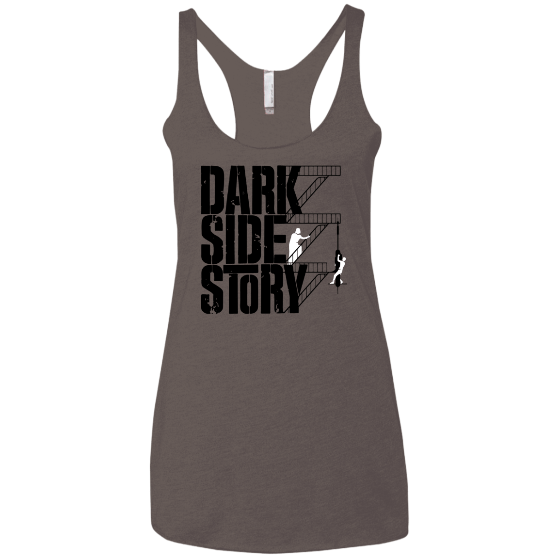 T-Shirts Macchiato / X-Small DARKSIDE STORY Women's Triblend Racerback Tank