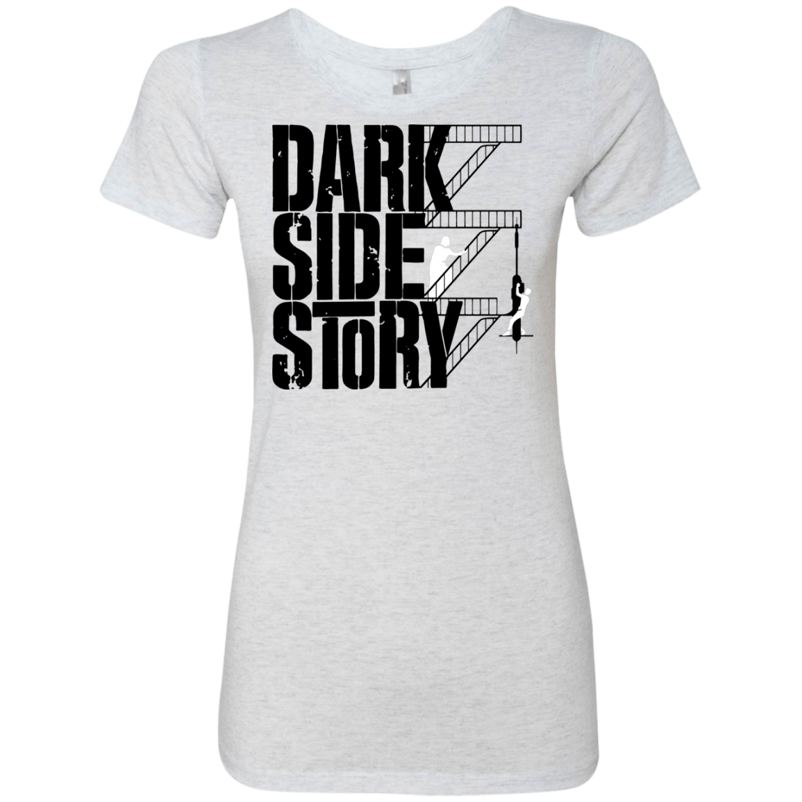 T-Shirts Heather White / Small DARKSIDE STORY Women's Triblend T-Shirt