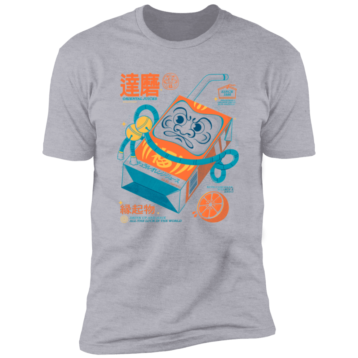 T-Shirts Heather Grey / S Daruma Fresh Men's Premium T-Shirt