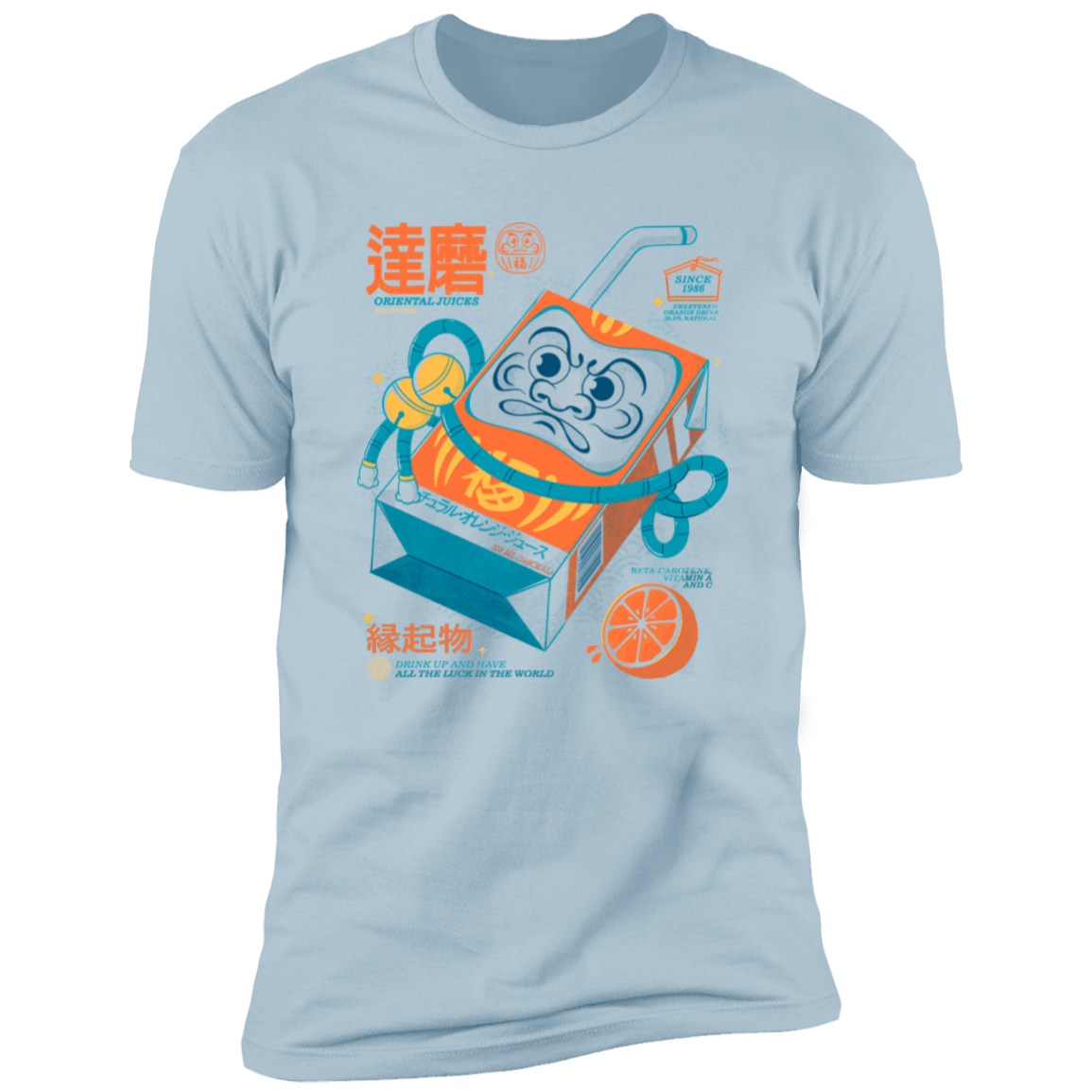 T-Shirts Light Blue / S Daruma Fresh Men's Premium T-Shirt