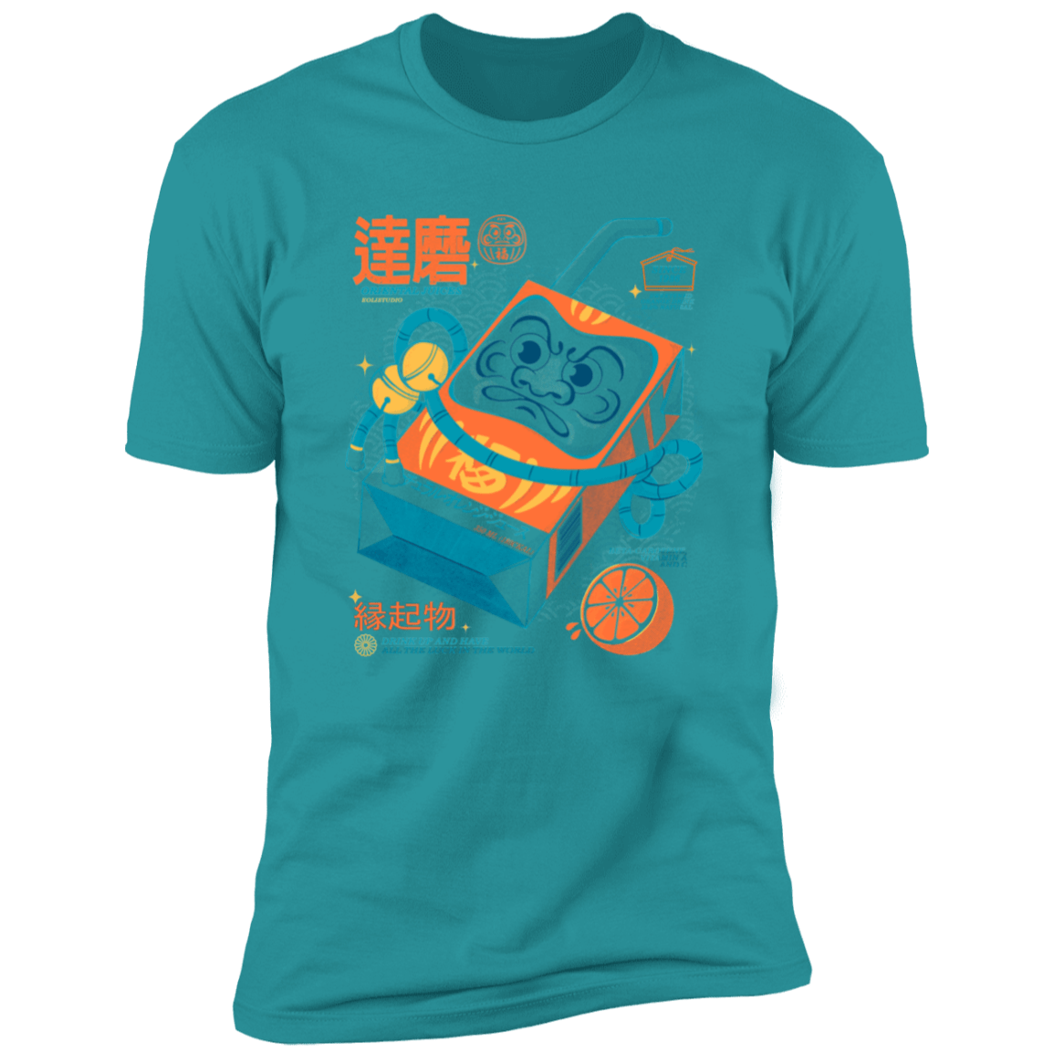 T-Shirts Tahiti Blue / S Daruma Fresh Men's Premium T-Shirt