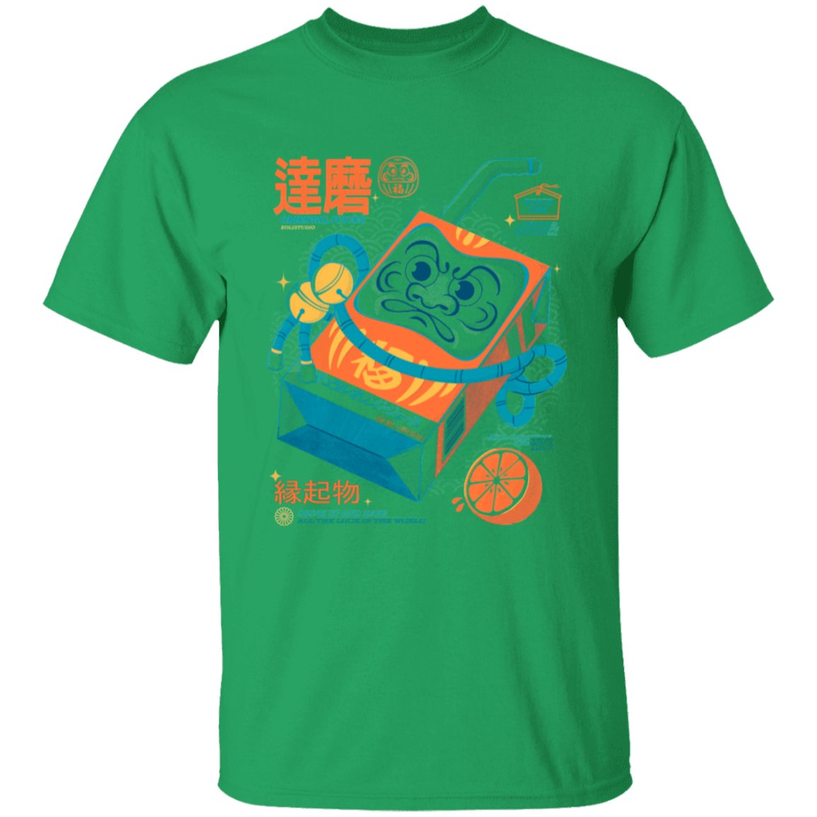 T-Shirts Irish Green / YXS Daruma Fresh Youth T-Shirt