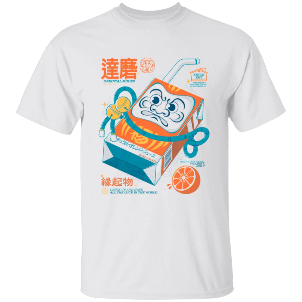 T-Shirts White / YXS Daruma Fresh Youth T-Shirt