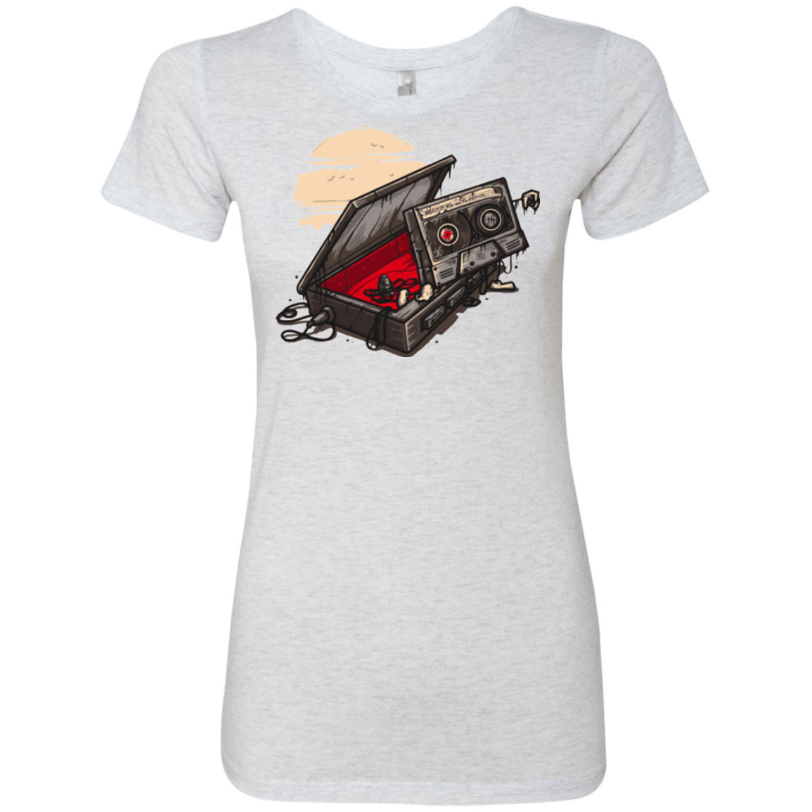 T-Shirts Heather White / Small Dead Man Walkman Women's Triblend T-Shirt