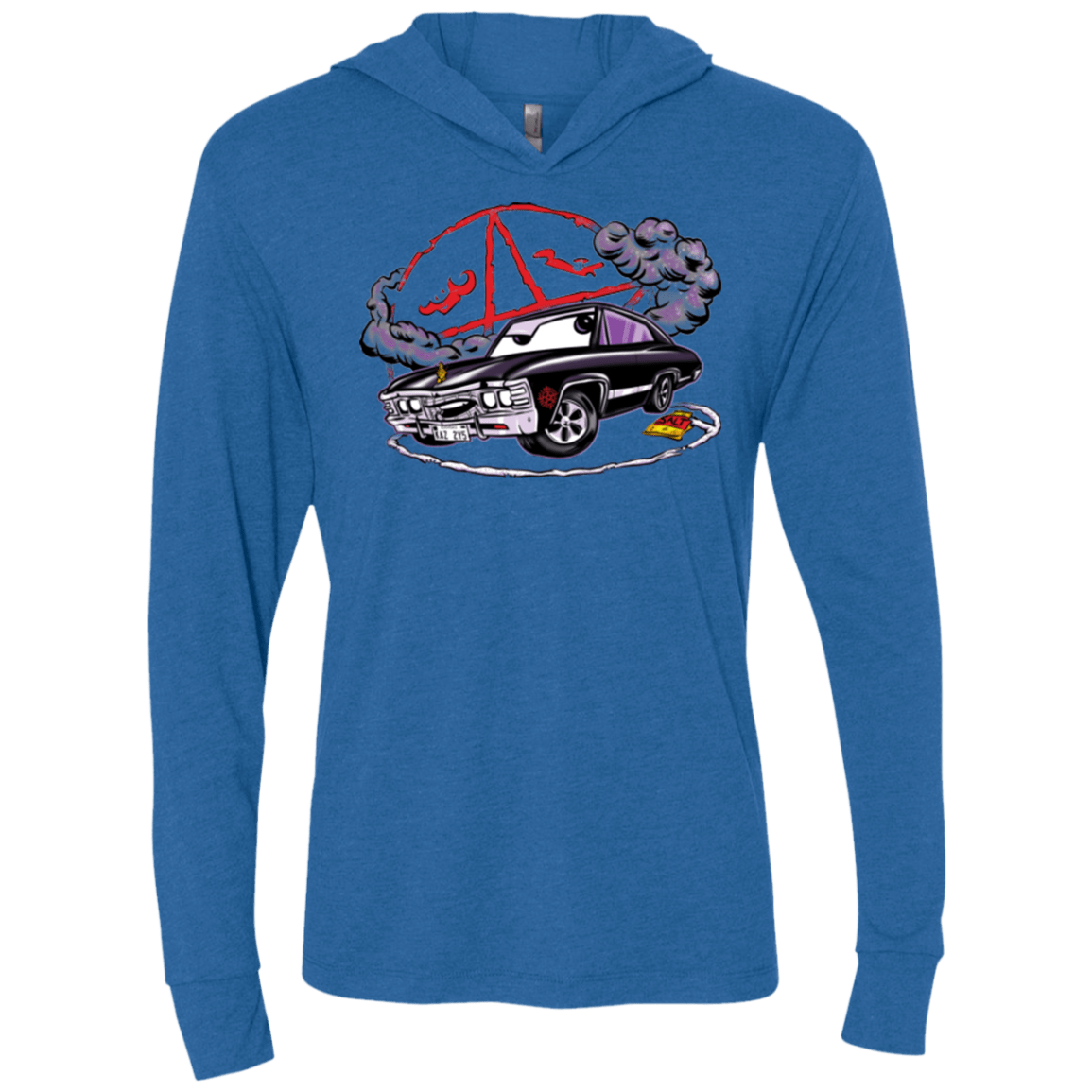 T-Shirts Vintage Royal / X-Small Deans Baby Triblend Long Sleeve Hoodie Tee