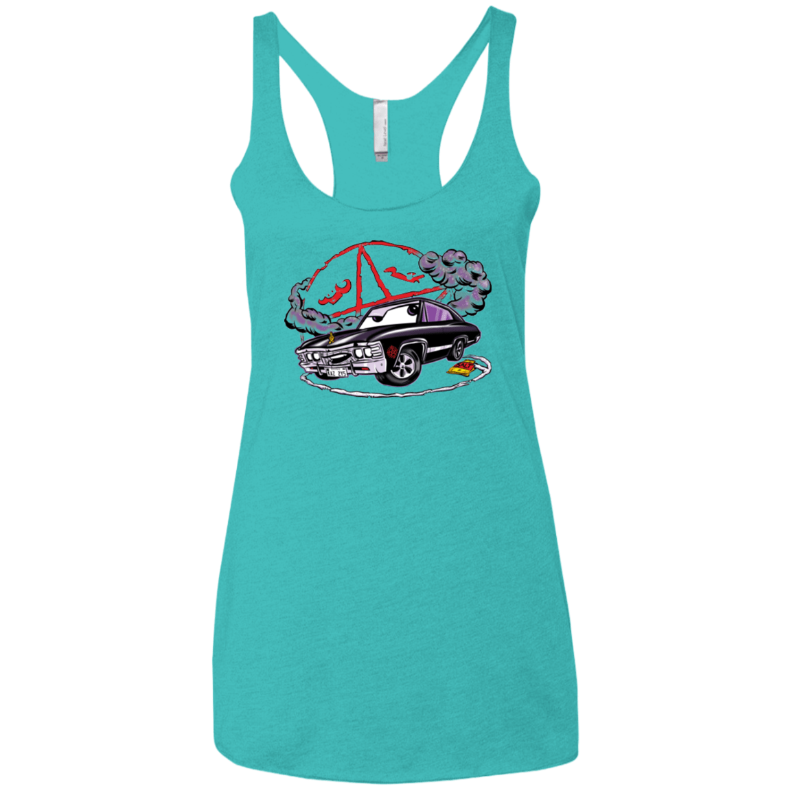 T-Shirts Tahiti Blue / X-Small Deans Baby Women's Triblend Racerback Tank