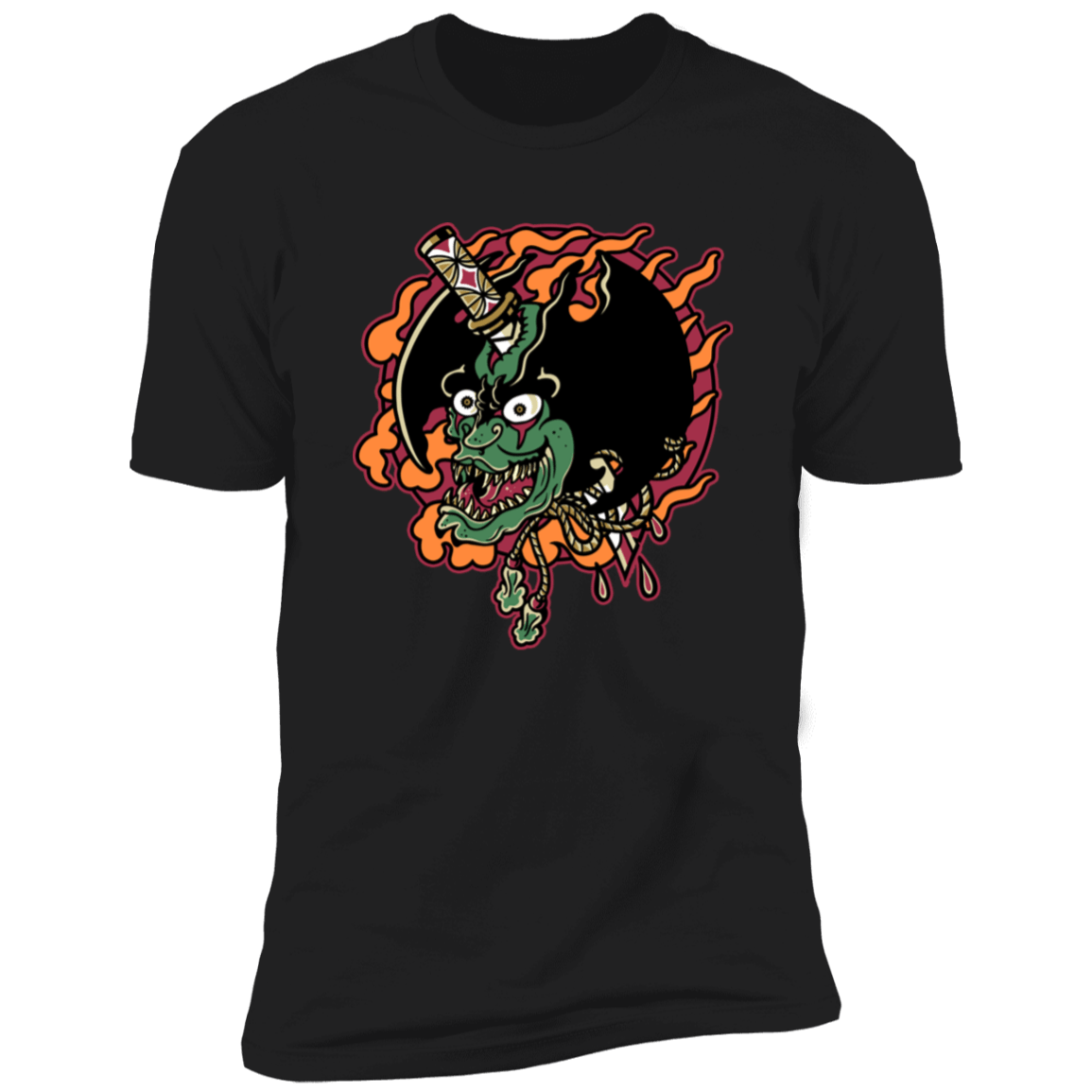 T-Shirts Black / S Debiruman Tatu Men's Premium T-Shirt