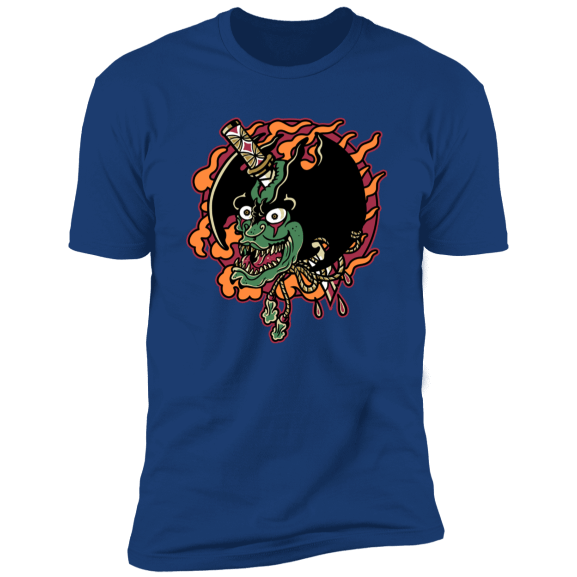 T-Shirts Royal / S Debiruman Tatu Men's Premium T-Shirt