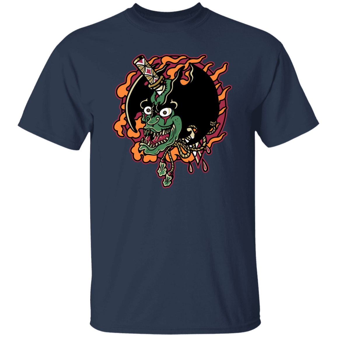 T-Shirts Navy / S Debiruman Tatu T-Shirt