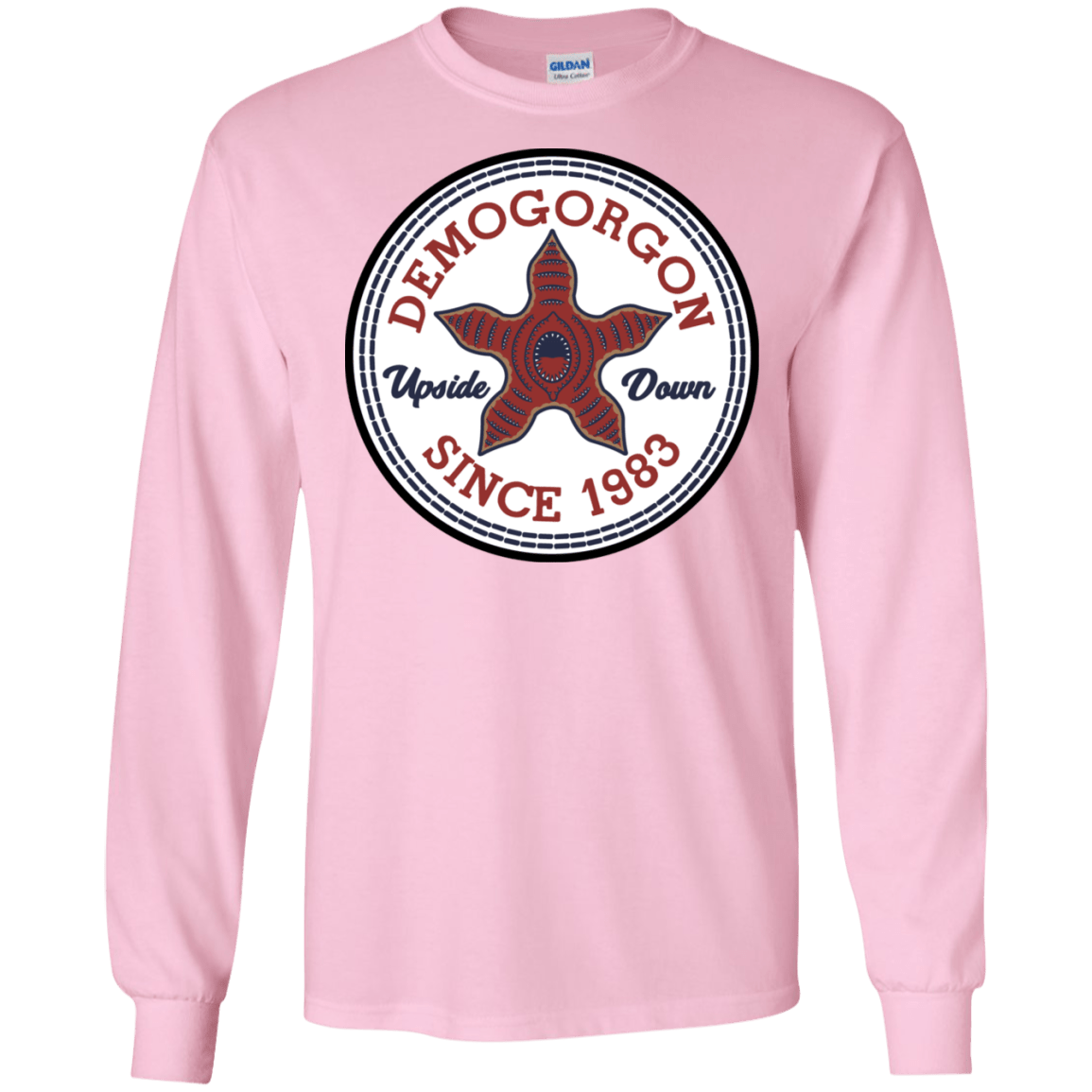 T-Shirts Light Pink / S Demogorgon Men's Long Sleeve T-Shirt