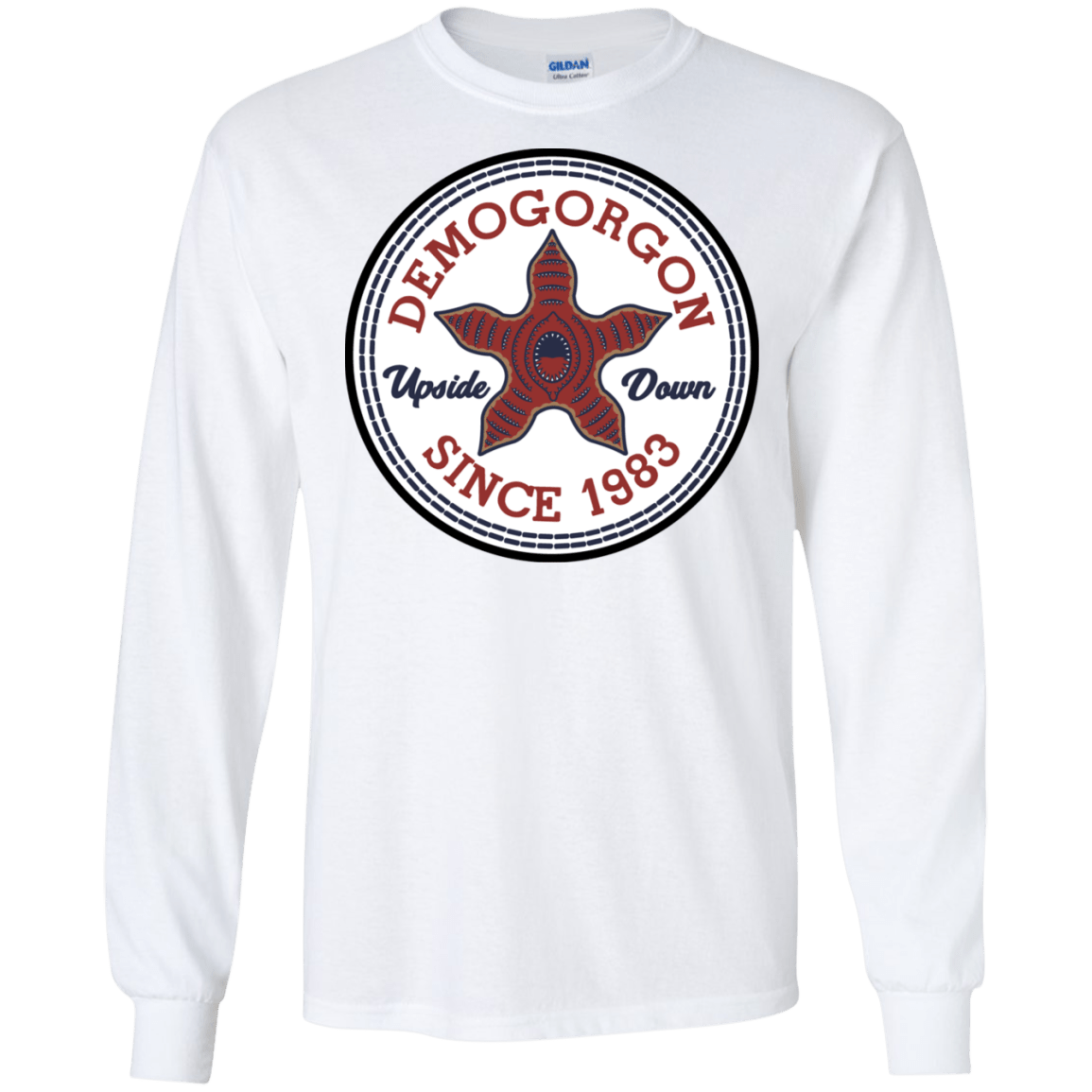 T-Shirts White / S Demogorgon Men's Long Sleeve T-Shirt