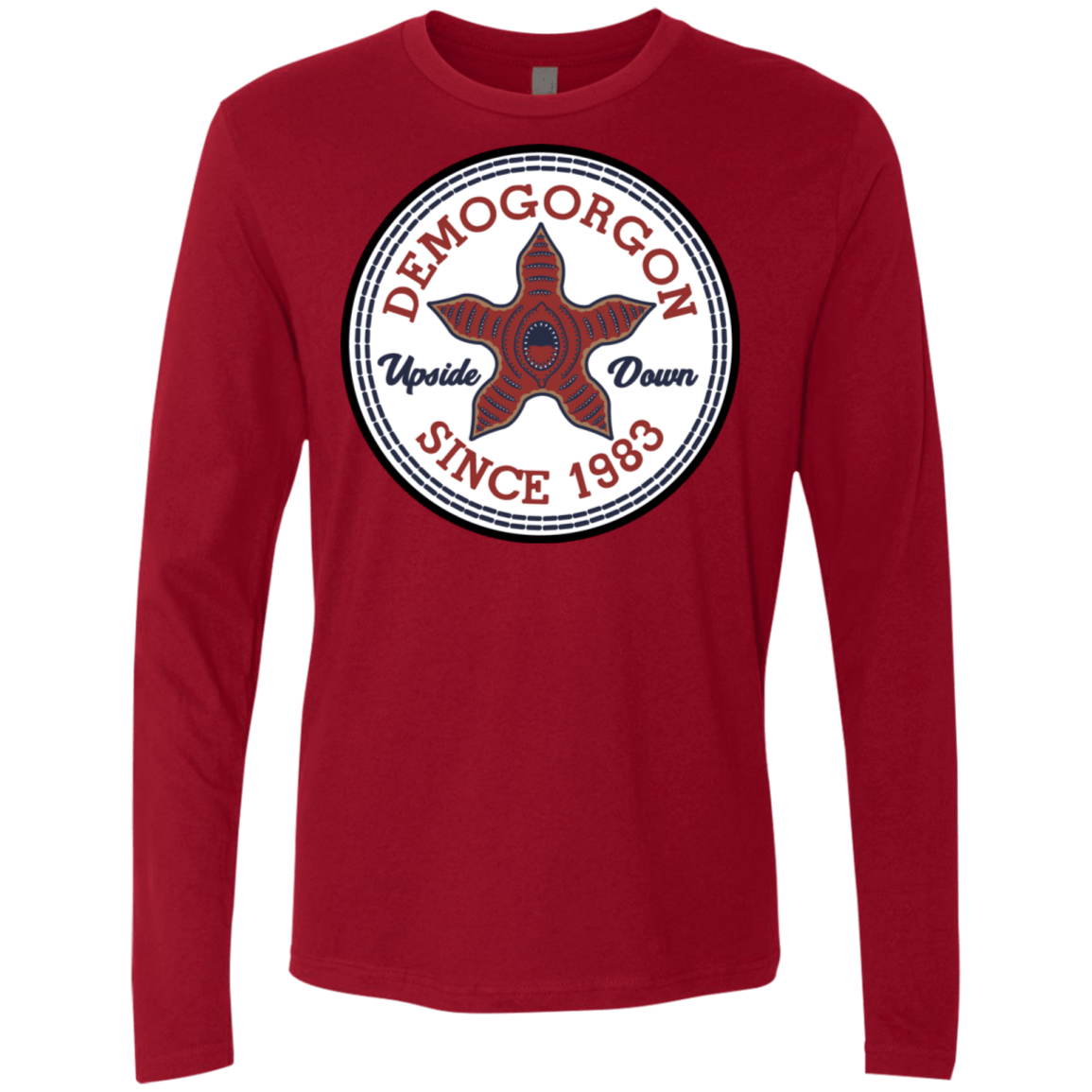 T-Shirts Cardinal / S Demogorgon Men's Premium Long Sleeve