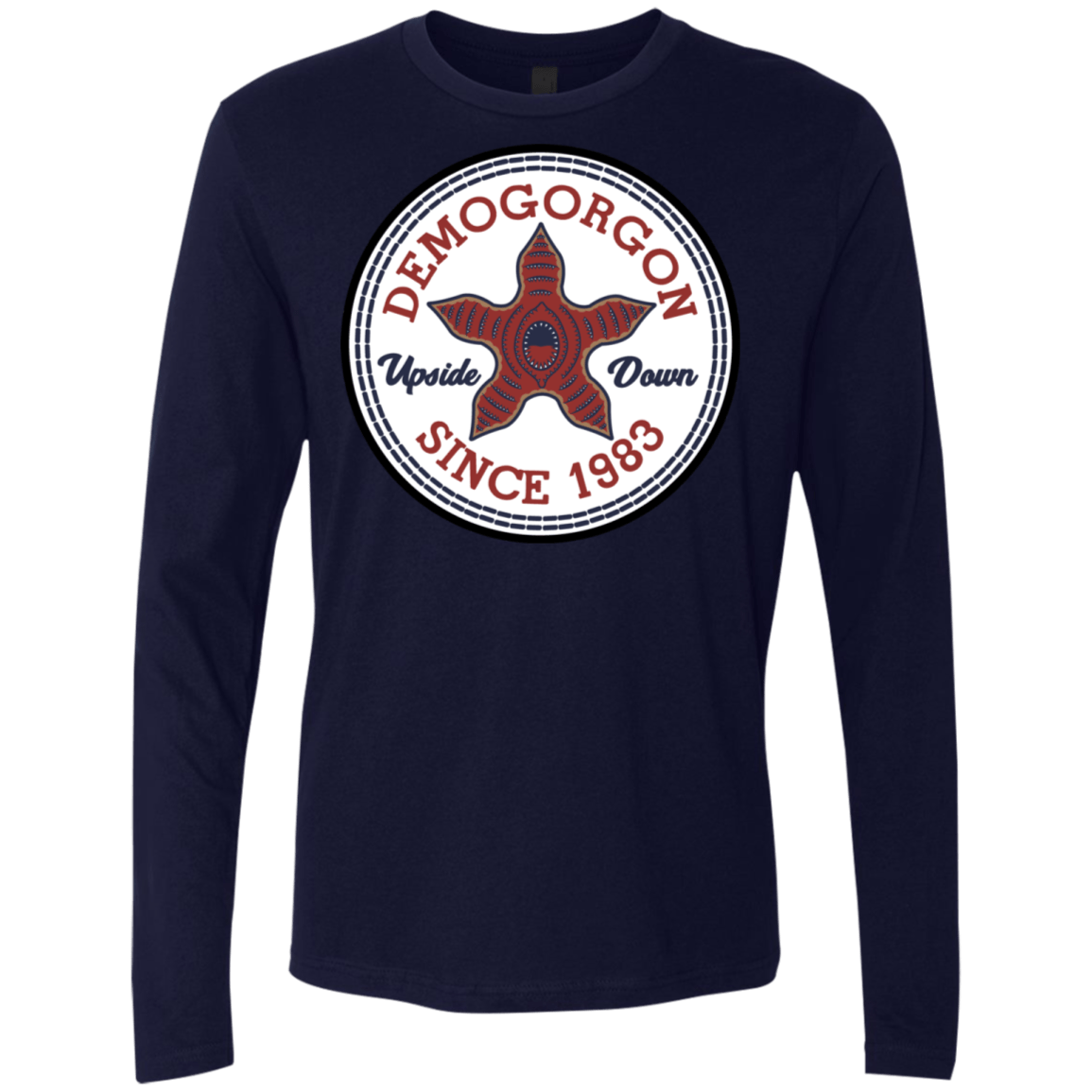 T-Shirts Midnight Navy / S Demogorgon Men's Premium Long Sleeve