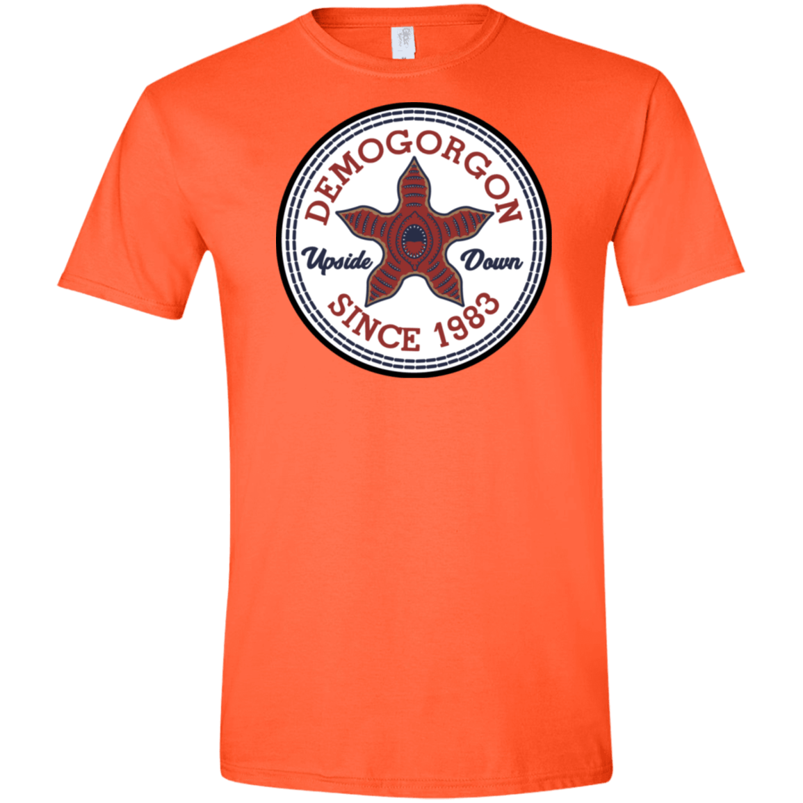 T-Shirts Orange / S Demogorgon Men's Semi-Fitted Softstyle