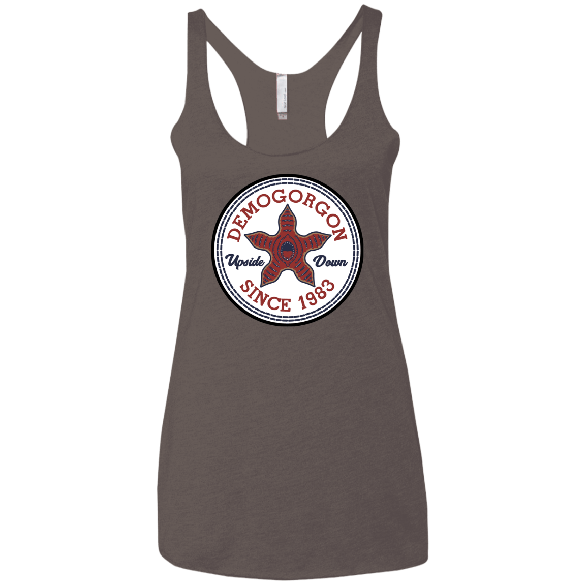 T-Shirts Macchiato / X-Small Demogorgon Women's Triblend Racerback Tank