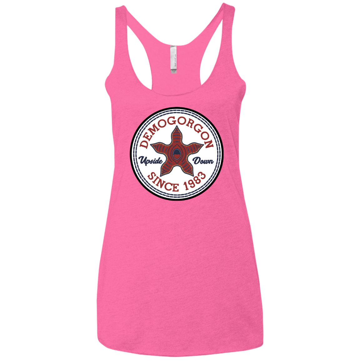 T-Shirts Vintage Pink / X-Small Demogorgon Women's Triblend Racerback Tank