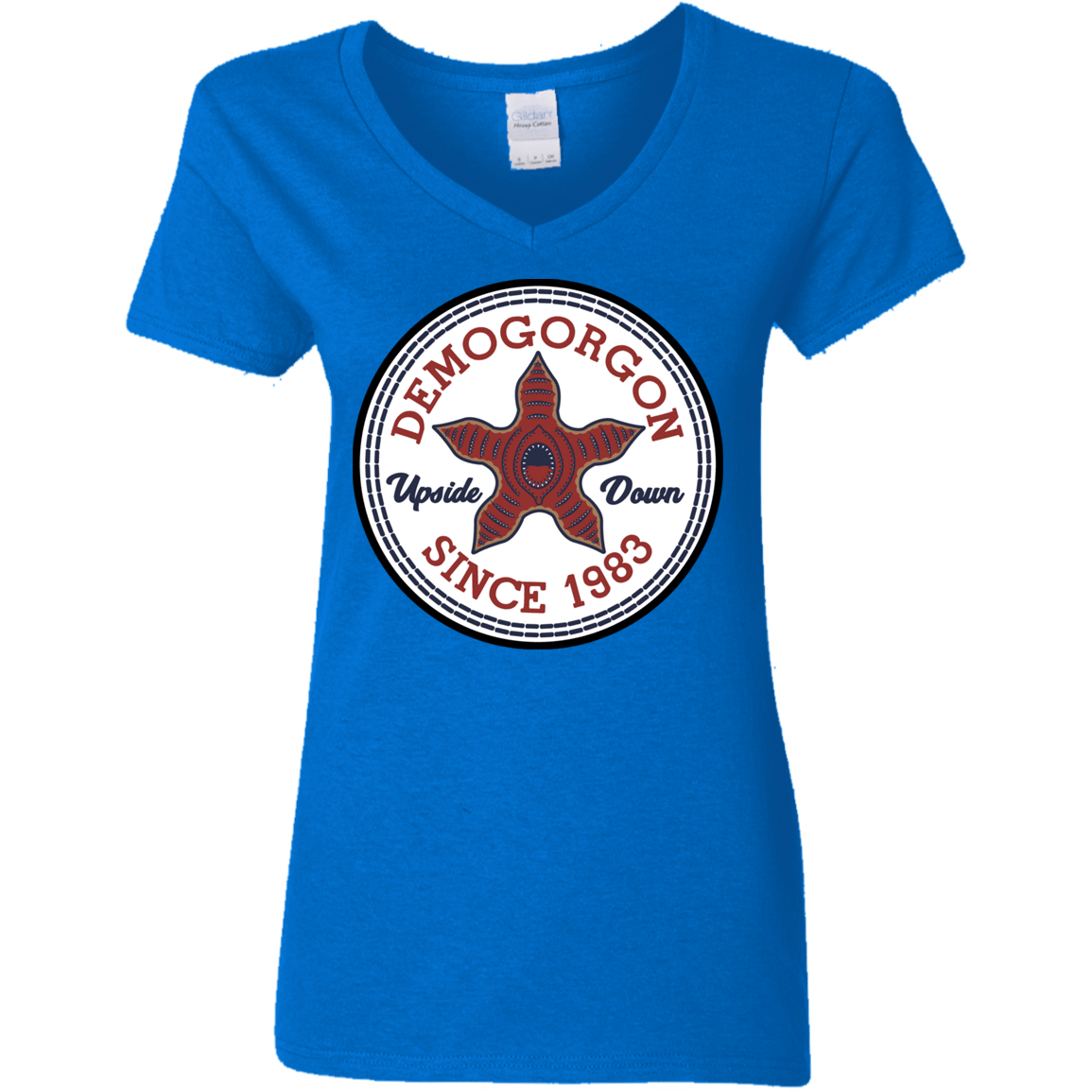 T-Shirts Royal / S Demogorgon Women's V-Neck T-Shirt