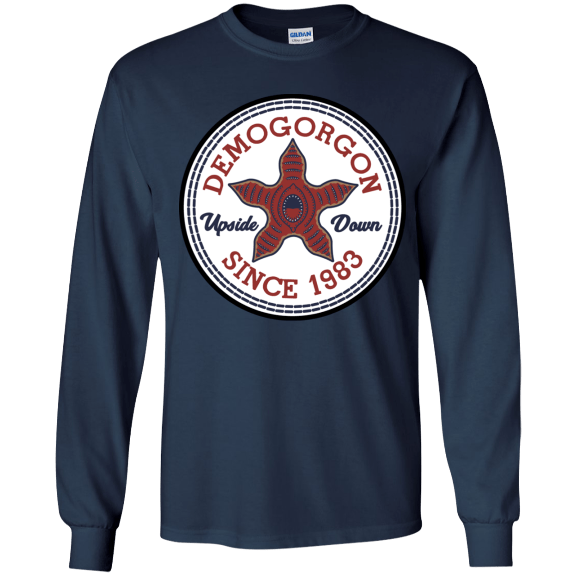 T-Shirts Navy / YS Demogorgon Youth Long Sleeve T-Shirt