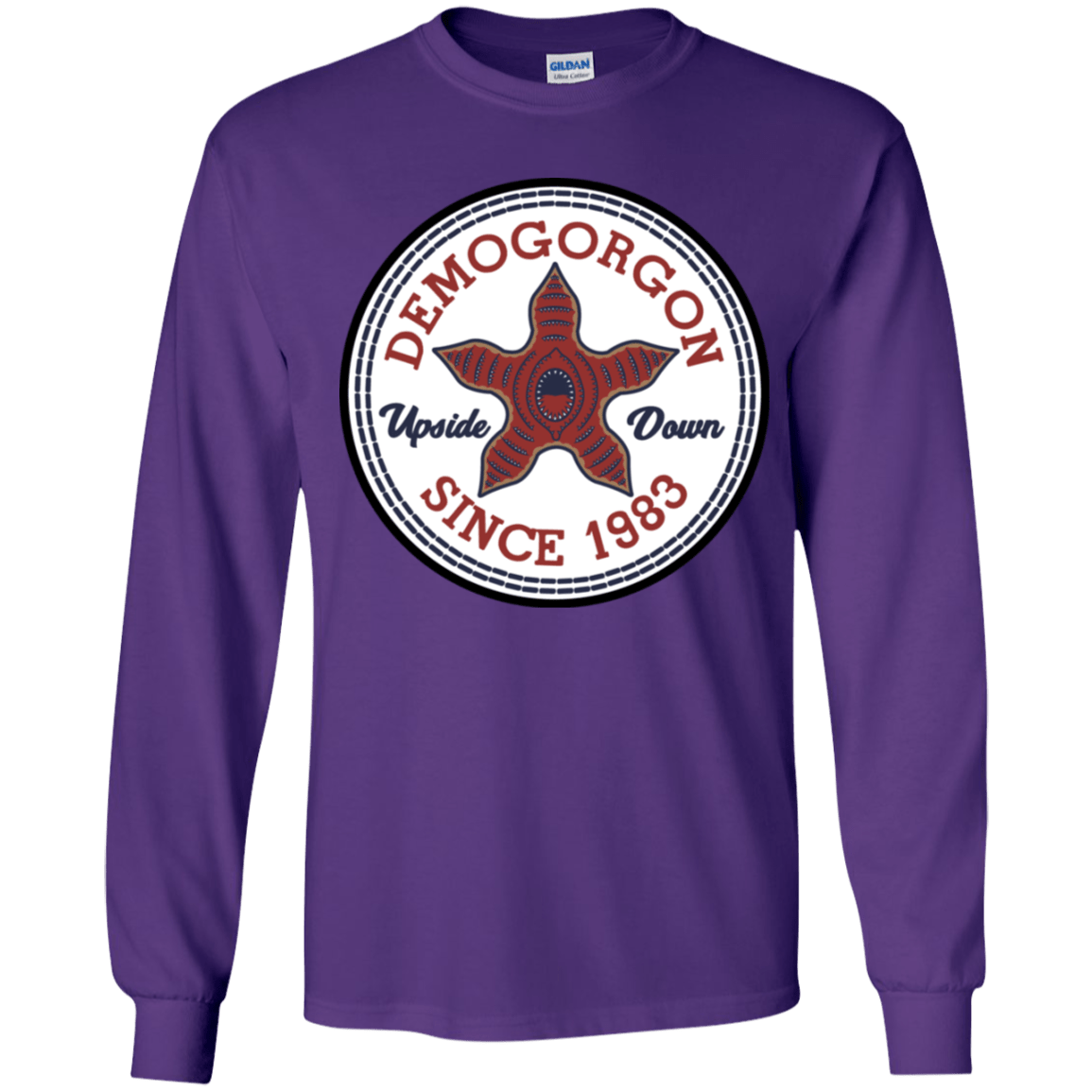 T-Shirts Purple / YS Demogorgon Youth Long Sleeve T-Shirt