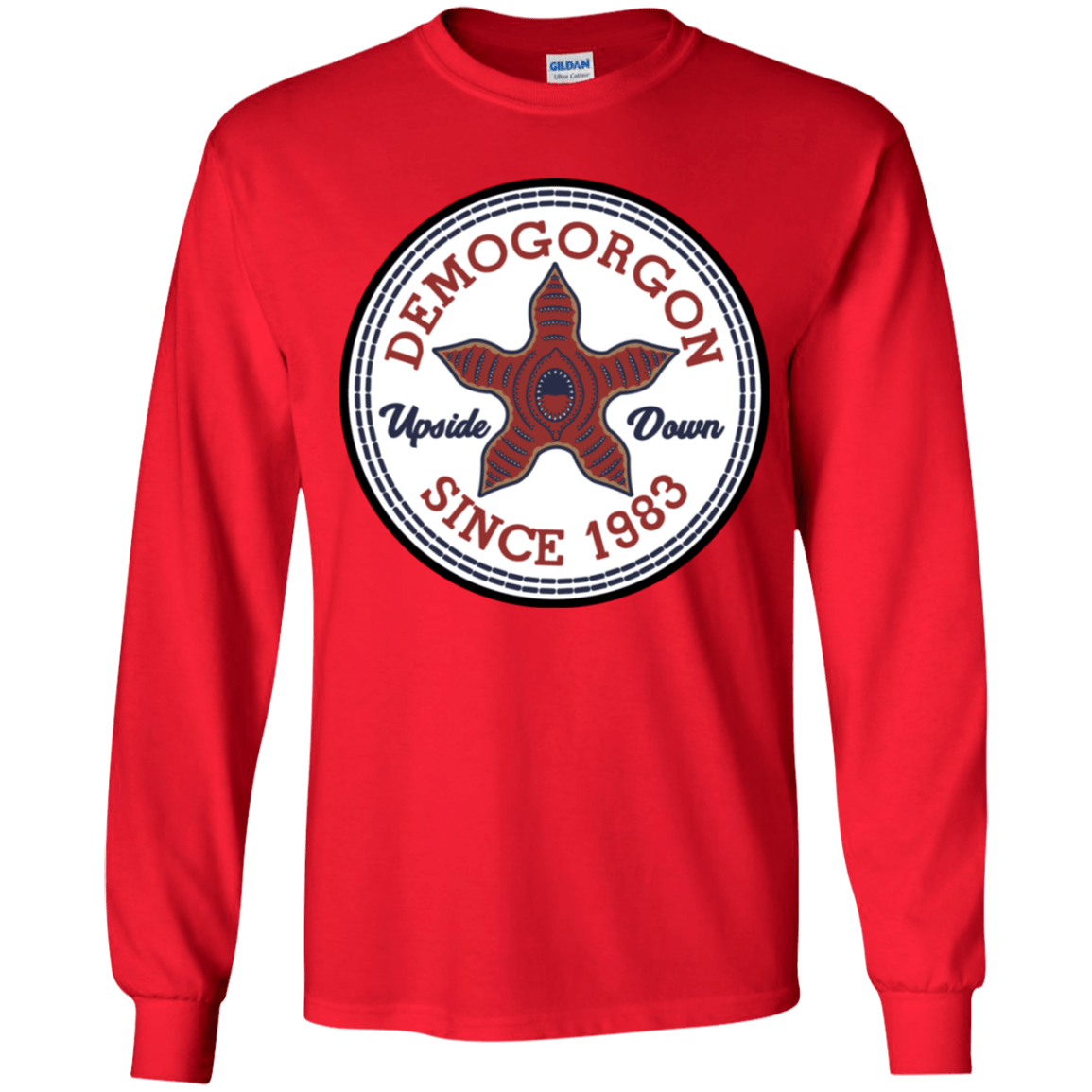T-Shirts Red / YS Demogorgon Youth Long Sleeve T-Shirt