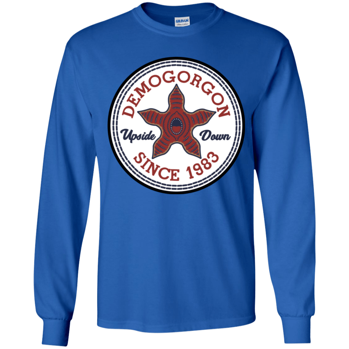 T-Shirts Royal / YS Demogorgon Youth Long Sleeve T-Shirt