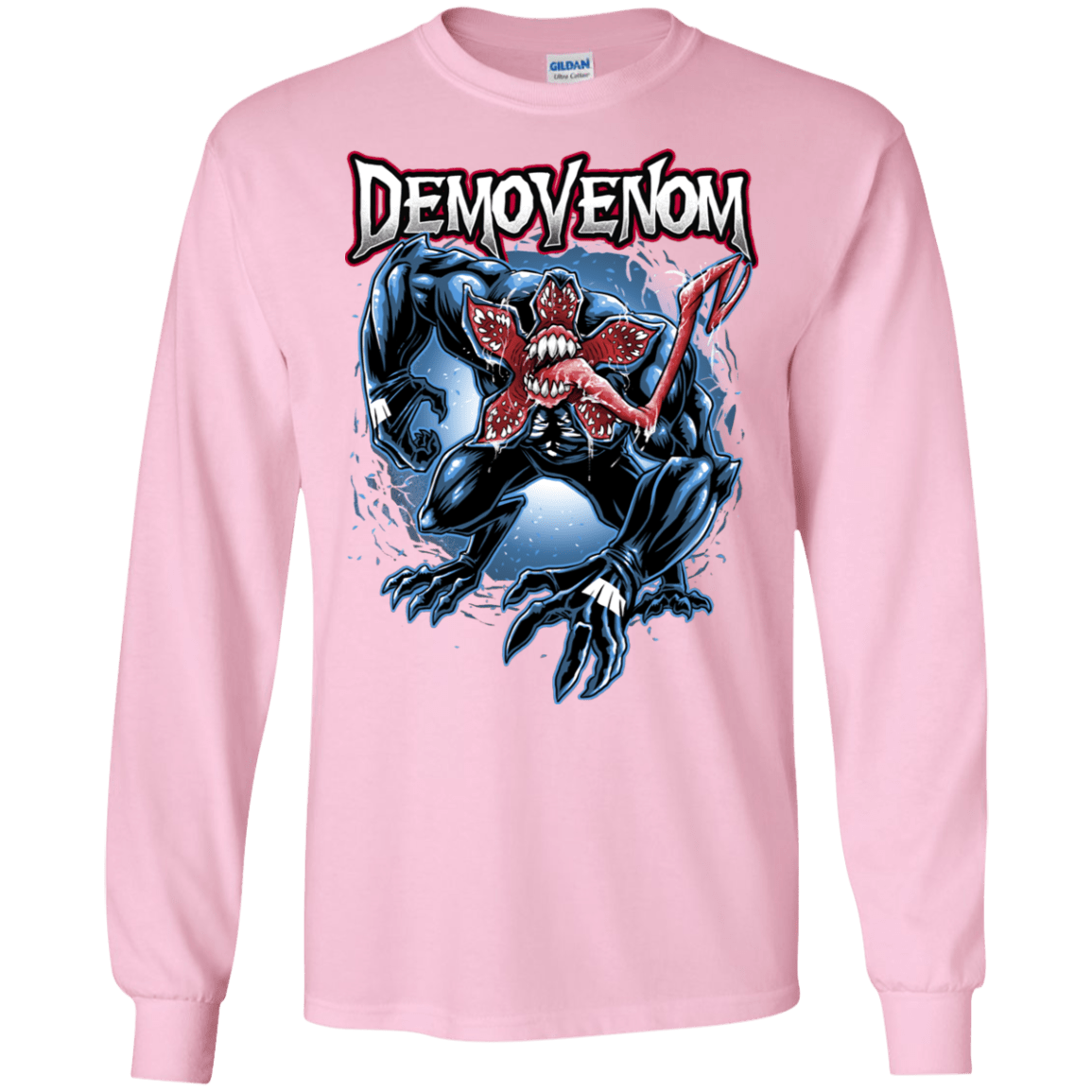 T-Shirts Light Pink / S Demovenom Men's Long Sleeve T-Shirt