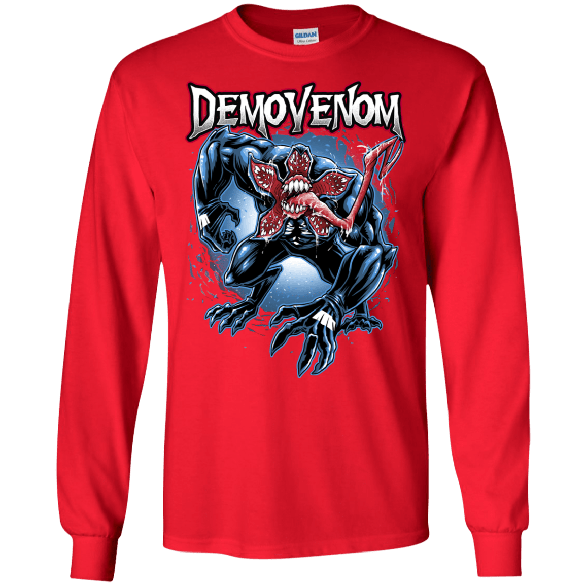 T-Shirts Red / S Demovenom Men's Long Sleeve T-Shirt