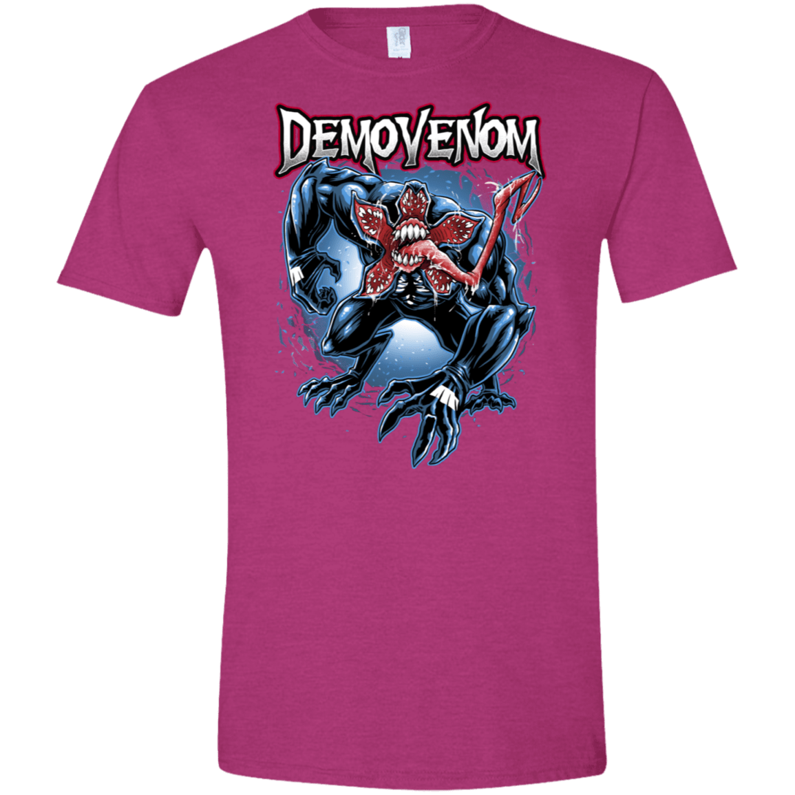 T-Shirts Antique Heliconia / S Demovenom Men's Semi-Fitted Softstyle